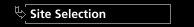 Site Selection